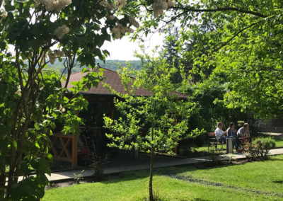 WiFi Loungebereich im Garten